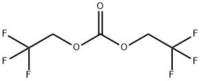 炭酸ビス(2,2,2-トリフルオロエチル) 化学構造式