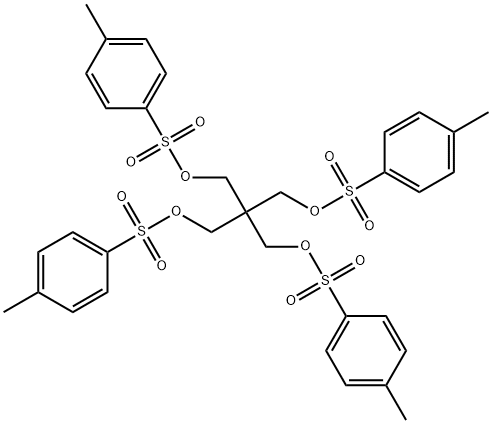 2,2 双(甲苯磺酰氧基甲基)丙烷-1,3 二基双(4 甲基苯磺酸酯), 1522-89-0, 结构式