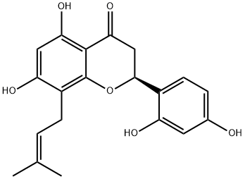 勒奇黄烷酮 G, 152464-78-3, 结构式