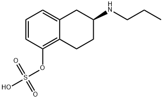 (S)-5,6,7,8-Tetrahydro-6-(propylaMino)-1-naphthalenol Hydrogen Sulfate Ester Structure