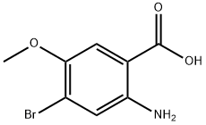 2-氨基-4-溴-5-甲氧基苯甲酸, 1623120-79-5, 结构式