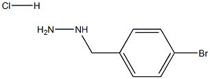 4-溴苄基肼盐酸盐 结构式