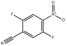 2,5-二氟-4-硝基苯腈 结构式