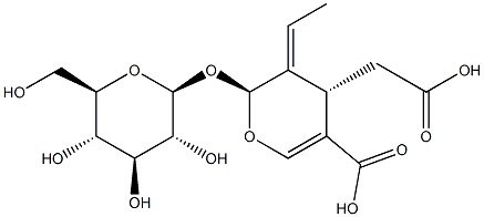 Oleoside|(2S,3E,4S)-5-羧基-3-亚乙基-2-(BETA-D-吡喃葡萄糖氧基)-3,4-二氢-2H-吡喃-4-乙酸
