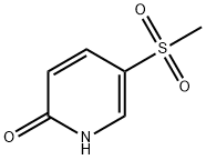 5-甲磺酰基-1H-吡啶-2-酮 结构式
