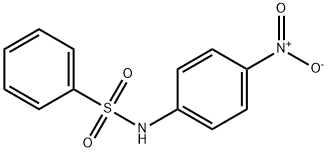 N-(4-硝基苯基)苯磺酰胺 结构式