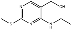 (4-(ethylaMino)-2-(Methylthio)pyriMidin-5-yl)Methanol 结构式
