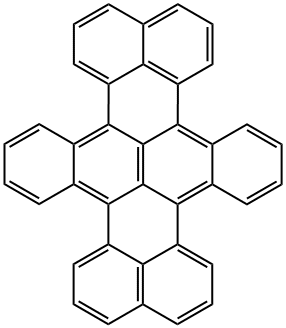 7, 8 : 15, 16-Dibenzoterrylene Struktur