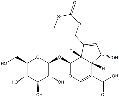 鸡屎藤苷酸, 18842-98-3, 结构式