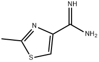 2-甲基噻唑-4-甲酰亚胺酰胺 结构式