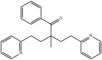 2-METHYL-1-PHENYL-4-(PYRIDIN-2-YL)-2-(2-(PYRIDIN-2-YL)ETHYL)BUTAN-1-ONE, 195371-52-9, 结构式