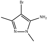 4-broMo-2,5-diMethylpyrazol-3-aMine 结构式