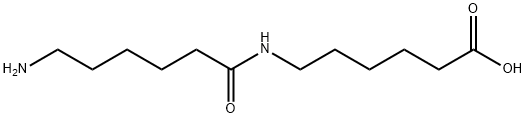 HEXANOICACID,6-[(6-AMINO-1-OXOHEXYL)AMINO]- Structure