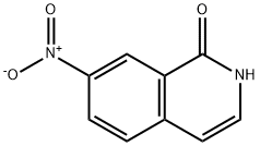7-硝基-1(2H)-异喹啉酮 结构式