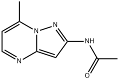 2-乙酰氨基-7-甲基吡唑并[1,5-A]嘧啶, 2085-55-4, 结构式