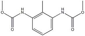 Dimethyl toluene-2,6-dicarbamate Struktur