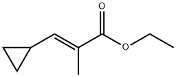 2-propenoic acid, 3-cyclopropyl-2-Methyl-, ethyl ester Structure