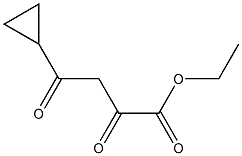 ethyl 4-cyclopropyl-2,4-dioxobutanoate Struktur