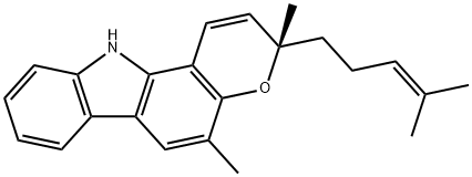 马汉九里香碱, 21104-28-9, 结构式