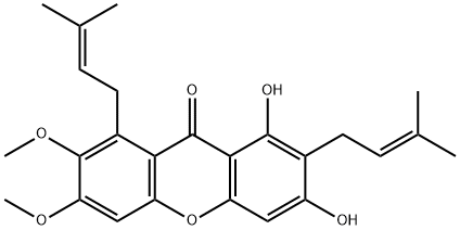 COWAXANTHONE B, 212842-64-3, 结构式