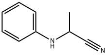 2-苯氨基丙腈, 2182-39-0, 结构式