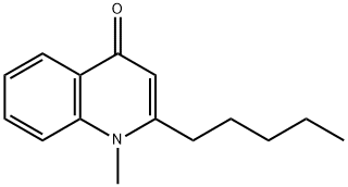 1-Methyl-2-pentyl-4(1H)-quiline Structure