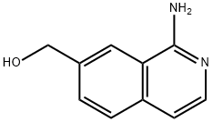 1-氨基-7-异喹啉甲醇 结构式