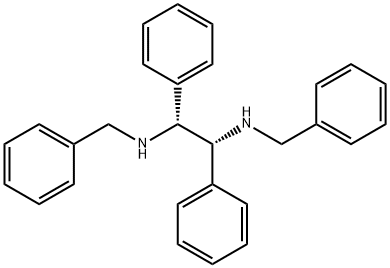 1R,2R-N,N'-bis(phenylMethyl)-1,2-diphenyl-1,2-EthanediaMine Structure
