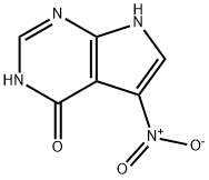 5-硝基-7H-吡咯并[2,3-D]嘧啶-4-醇 结构式
