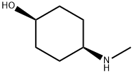 CIS-4-(メチルアミノ)シクロヘキサノール 化学構造式