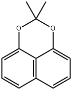 2,2-ジメチルナフト[1,8-DE][1,3]ジオキシン 化学構造式