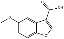 5-Methoxybenzo[b]furan-3-carboxylic acid Structure
