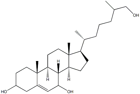 7Β,27-DIHYDROXY CHOLESTEROL, 240129-43-5, 结构式