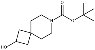 7-Azaspiro[3.5]nonane-7-carboxylic acid, 2-hydroxy-, 1,1-dimethylethyl ester Structure