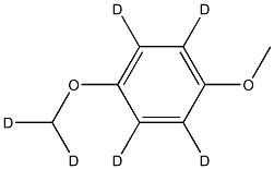 1,4-DiMethoxybenzene-D6 Structure