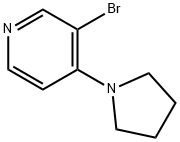 3-broMo-4-(pyrrolidin-1-yl)pyridine Structure