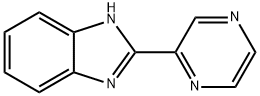 1H-Benzimidazole,2-pyrazinyl-(9CI) Structure