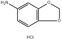 苯并[D][1,3]二氧杂环戊烯-5-胺盐酸盐 结构式