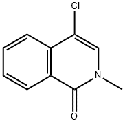 4-氯-2-甲基异喹啉-1(2H)-酮 结构式