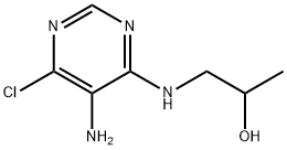 1-(5-AMino-6-chloro-pyriMidin-4-ylaMino)-propan-2-ol 结构式