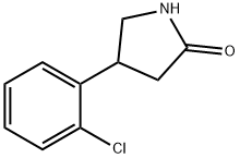2-Pyrolidinone, 4-(2-Chlorophenyl) Structure
