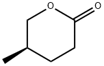 (R)-5-Methyltetrahydro-2H-pyran-2-one Struktur