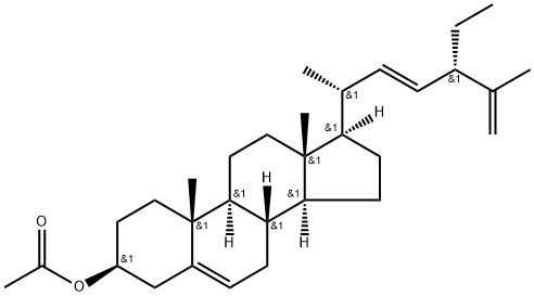 22-Dehydroclerosteryl acetate Structure