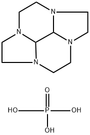 十氢-2A,4A,6A,8A-四氮杂环戊并[FG]苊磷酸盐 结构式
