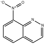 8-硝基噌啉 结构式