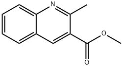 Methyl -2-Methylquinoline-3-carboxylate Structure