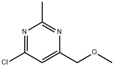 4-氯-6-(甲氧基甲基)-2-甲基嘧啶, 3122-81-4, 结构式