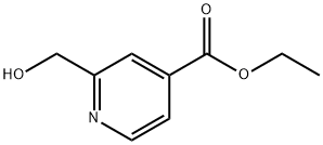 2-(ヒドロキシメチル)イソニコチン酸エチル 化学構造式