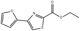 4-(呋喃-2-基)噻唑-2-甲酸乙酯, 31877-31-3, 结构式