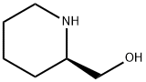 (R)-ピペリジン-2-イルメタノール 化学構造式